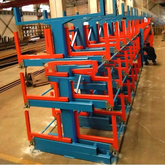 Heavy Load Economical Cantilever Racking for Small to Medium Warehouses, Featuring Easy Installation and Adjustable Arm Heights for Versatility