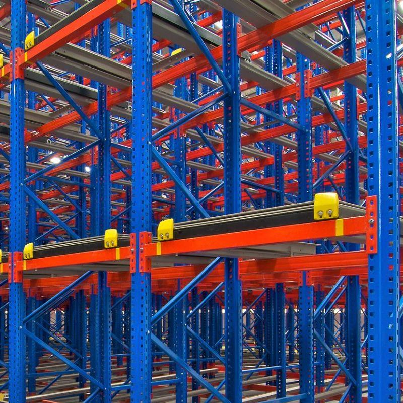 Leading Factory Customizable Warehouse Storage Drive in Through Metal Pallet Rack Racking