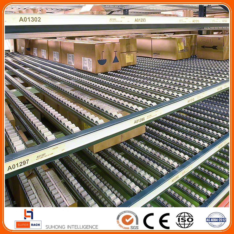 China Manufacturer Warehouse Storage Fifo Carton Gravity Flow Pallet Rack Live Storage Shelving