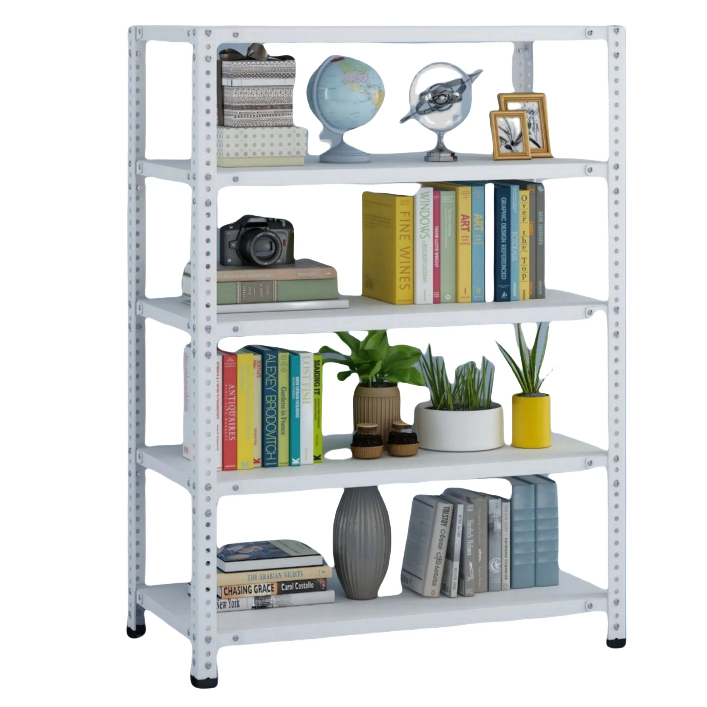 Slotted Iron Rack Warehouse Steel Metal Shelf for Supermarket