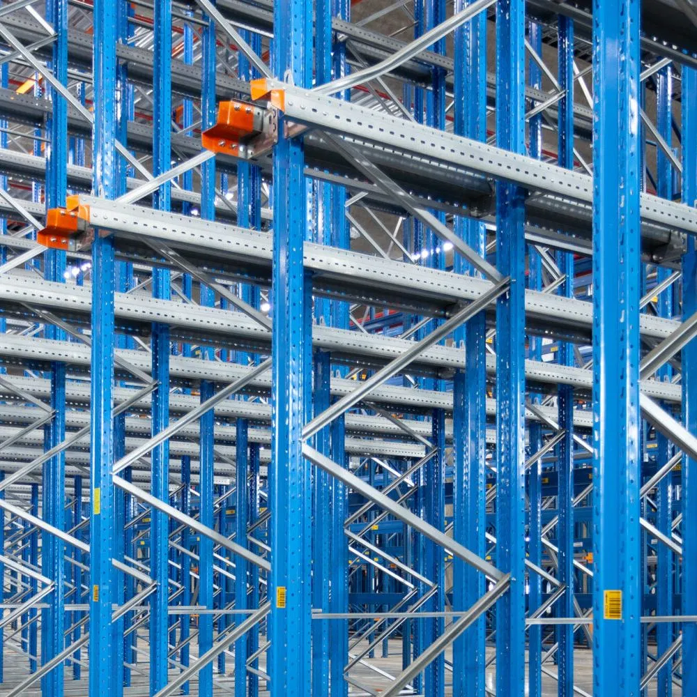 Leading Factory Customizable Warehouse Storage Drive in Through Metal Pallet Rack Racking
