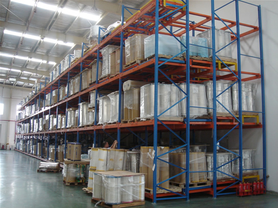 Heavy Duty Adjustable Push Back Rack for Industrial Warehouse