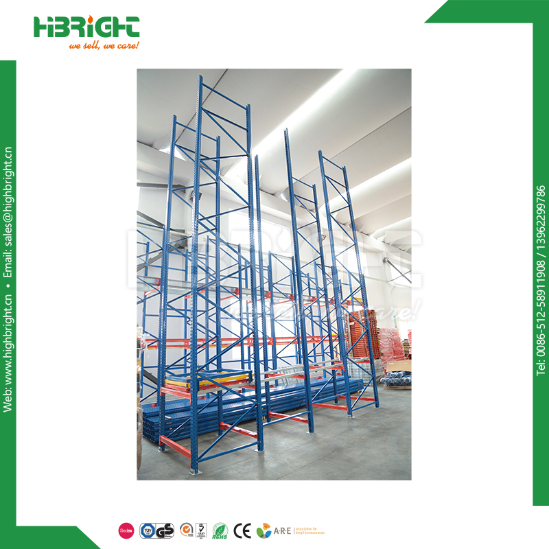 Global Push Back Pallet Racking System for Warehouse