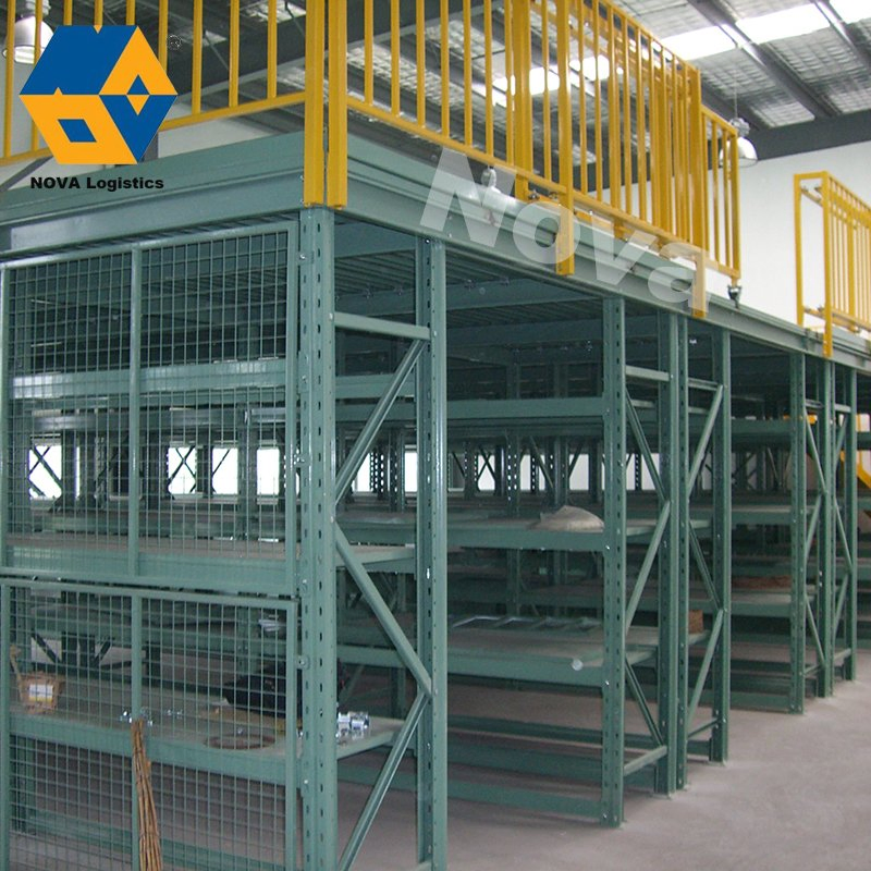 Warehouse Industrial Multi Floor Steel Structure Mezzanine Platform Floor Rack Customized Heavy Duty Warehouse Storage Metal Mezzanine Floor Racking System