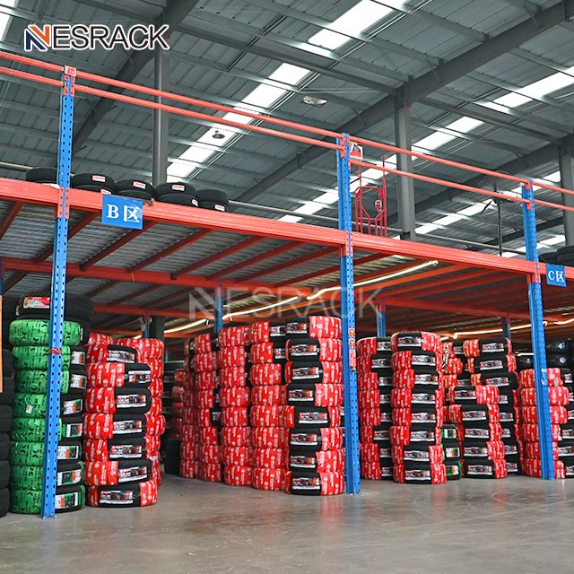 Customized Industrial Mezzanine Heavy Duty Steel Storage Platform Mezzanine Floor Rack System