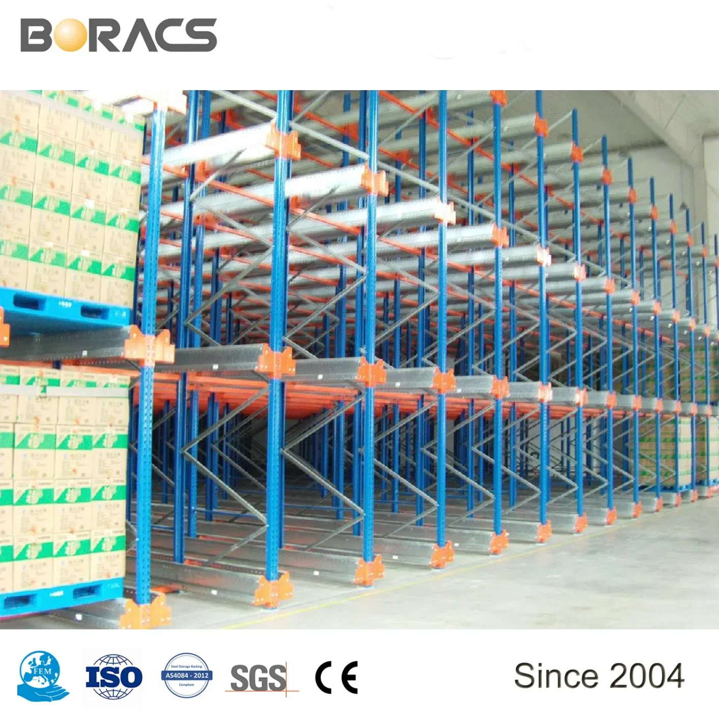 High Density Structural Pallet Drive in Pallet Racking From Professional China Manufacturer