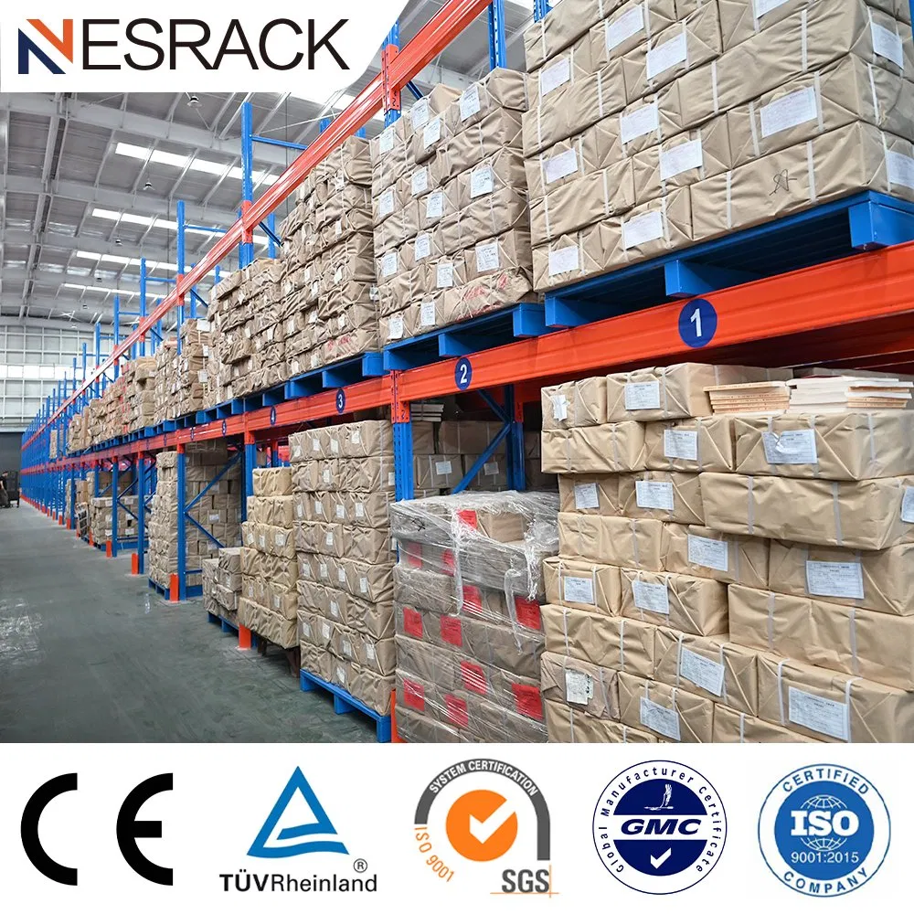 Pallet Storage Safety Durable Reinforced Anti-Impact Steel Metal Rack for Fragile Cargo Industrial Packages