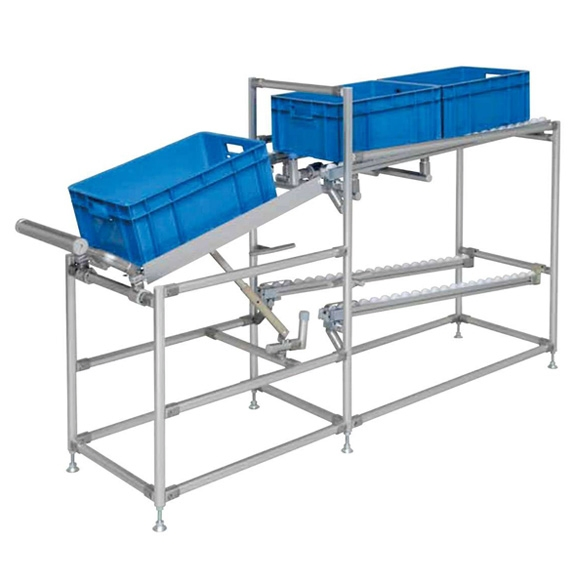 Mobile Pipe Flow Rack for Small Auto Parts