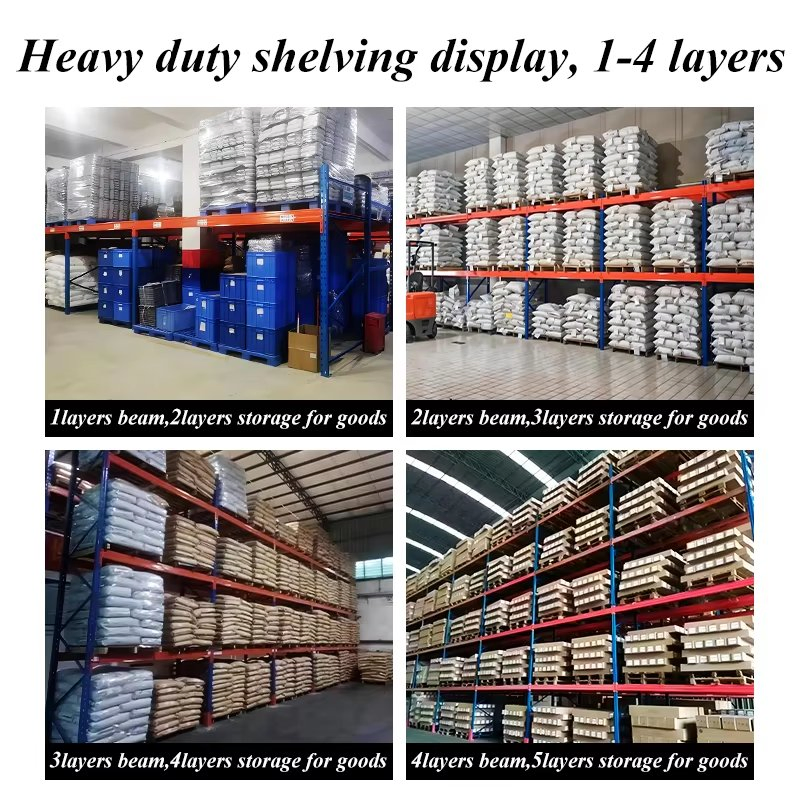 Warehouse Rack Featuring an Integrated Brace Beam for Superior Structural Stability
