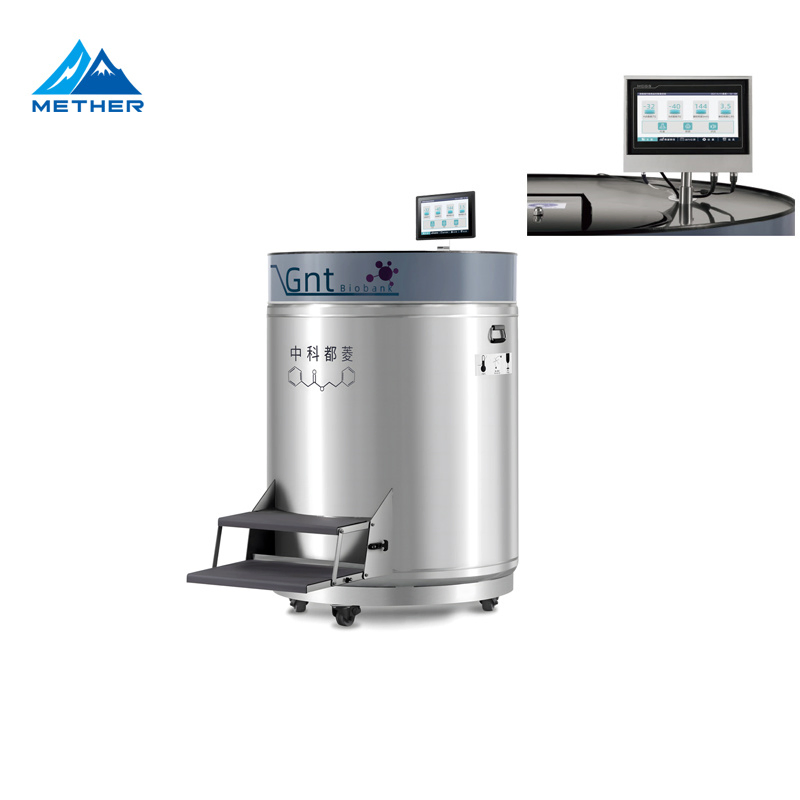 Mether Laboratory Secure Liquid Nitrogen Storage System with Patented Level Control and Temperature Alarm Ydd-460-320p