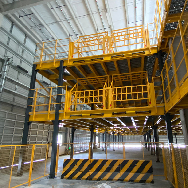 Industry Warehouse Storage Steel Metal Platform Rack Supported Mezzanine
