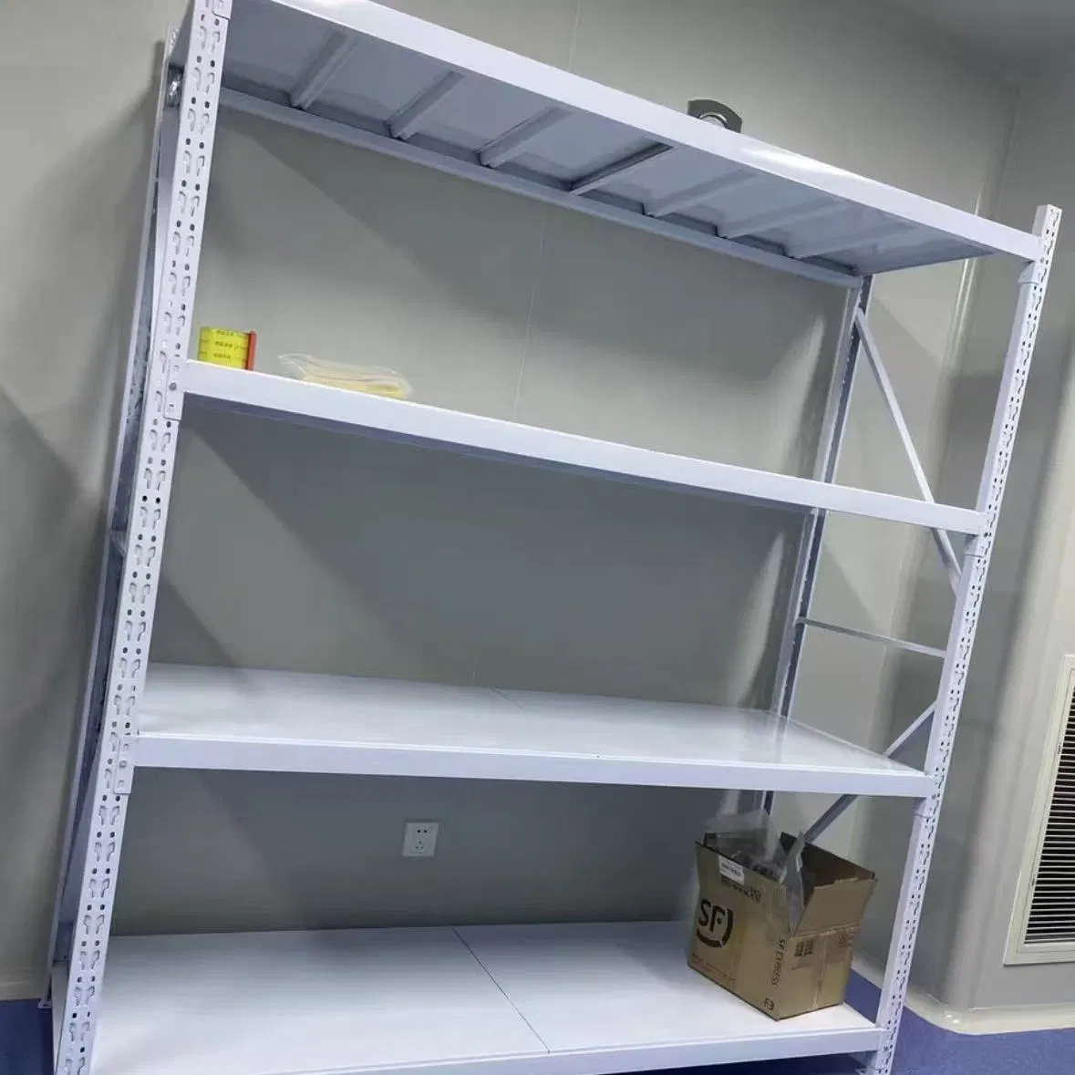 Common Use Adjustable Warehouse/ Storage Shelf Cold-Rolled Steel Rackw-300 with Factory Price