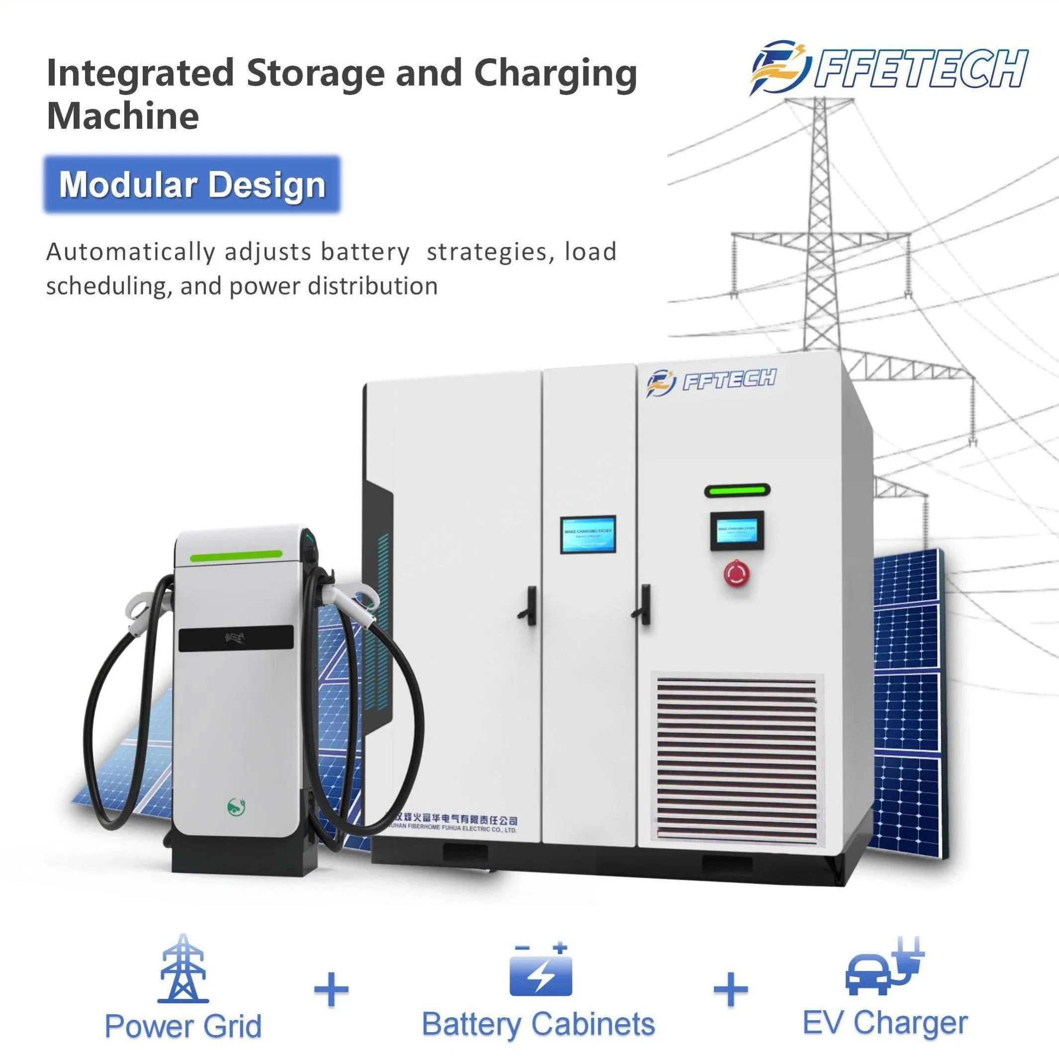 Integrated Charging Station for Secure Energy Storage Solutions