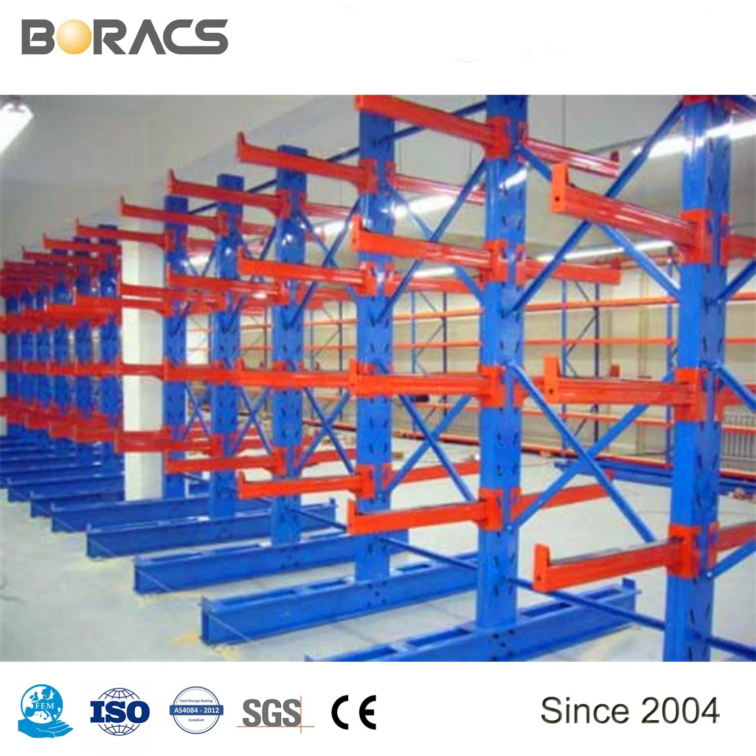 Heavy Duty Adjustable Industrial Steel Warehouse Storage Cantilever Racking