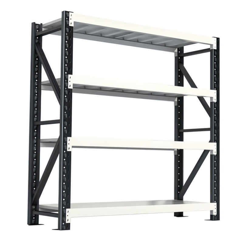 Hot Sale Light Duty Storage Shelf Racking System Quality Certificated Widespan Garage Rack Factory Price Steel Metal