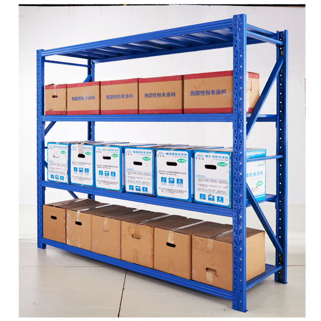 Medium Duty Warehouse Large Capacity Widespan Racking System Metal Rack Longspan Display Steel Shelving