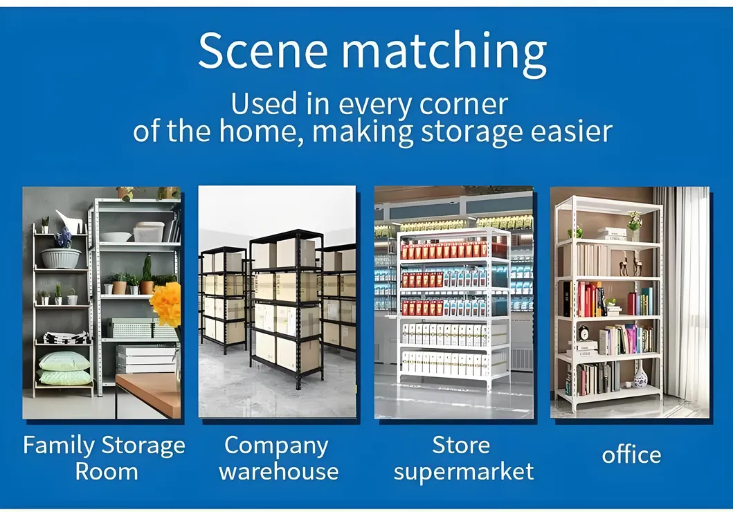 Boltless Rivet Metal Warehouse Garage Shelf