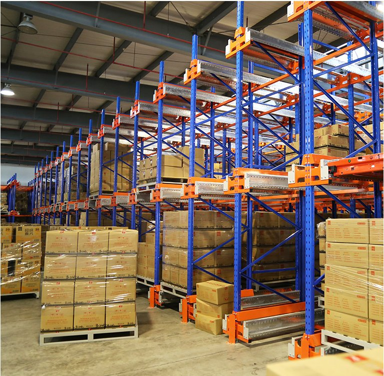 ISO and CE Certfication Frozen Foods Cold Room Warehouse or Normal Temperature Warehouse 2000kg for One Pallet Including The Goods Filo or Fifo Shuttle Rack