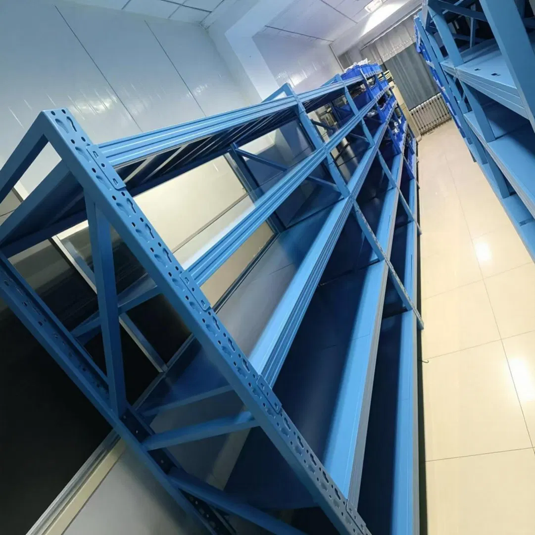 Heavy Duty Racking with Integrated Guard Rails and Safety Net for Warehouse Protection