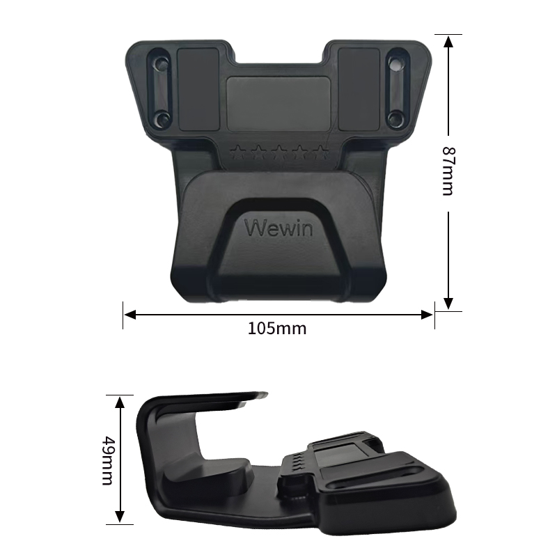 Magnetic Car Gun Mount Vehicle Gun Holder Rack with Safety Trigger Guard Protection Easy Conceal in Car Gun Mount