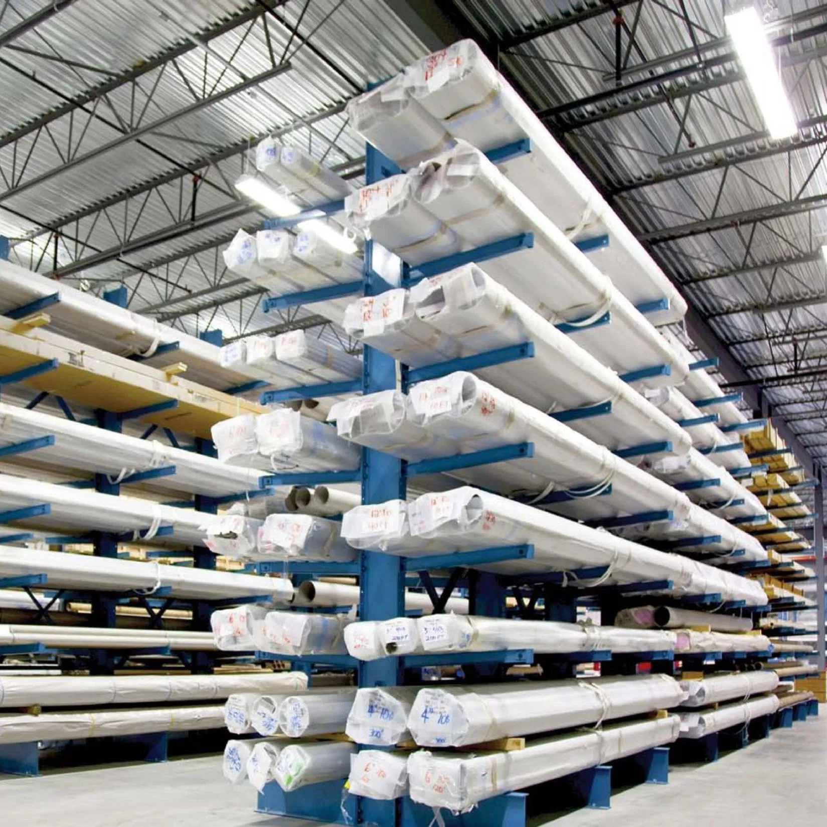 Heavy Duty Double Sided Storage Racks Cantilever Racking for Warehouse Structural Hose Cantilever