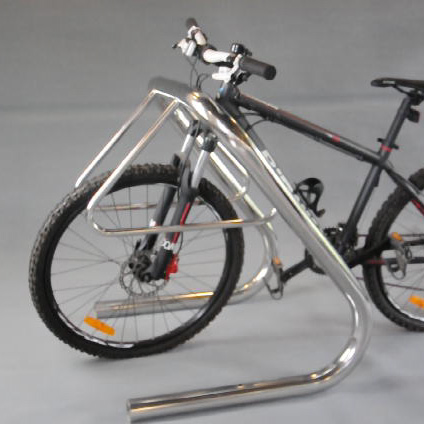 Two-Sided Stand Storage 2 Seats Triangle Loop Bike Parking Racks