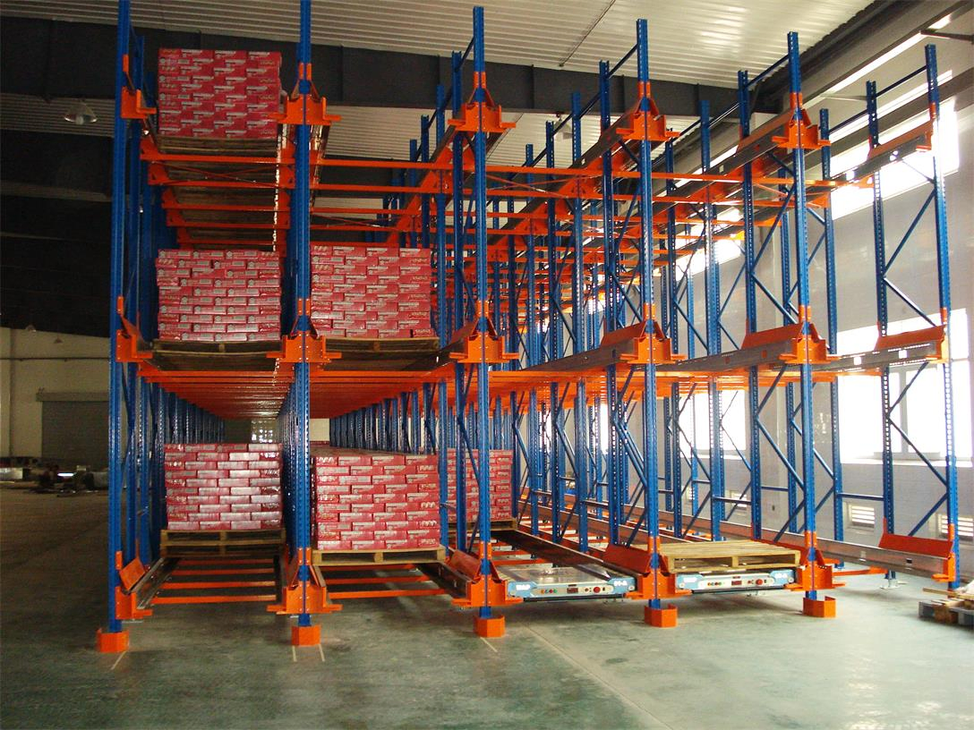 Pallet Rack Radio Shuttle, High Density, Pushback, Palletflow Radio Shuttle Manufacturer in China