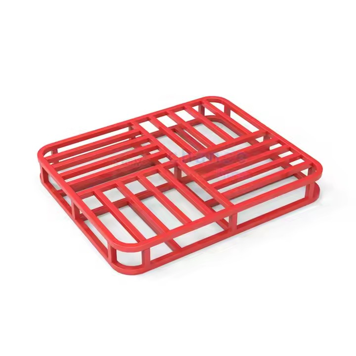 Industrial Heavy Load Factory Forklift Use Double Face Steel Pallet Two Entry Factory Metal Pallet