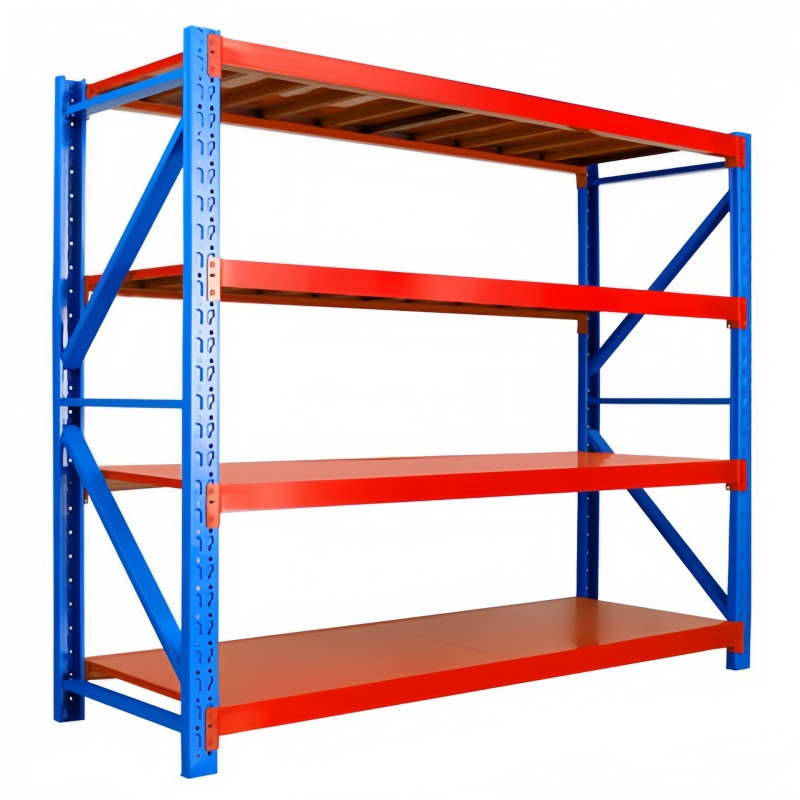 Adjustable Warehouse Shelves Space-Optimized Goods and Storage Equipment Warehouse Steel Adjustable Shelves