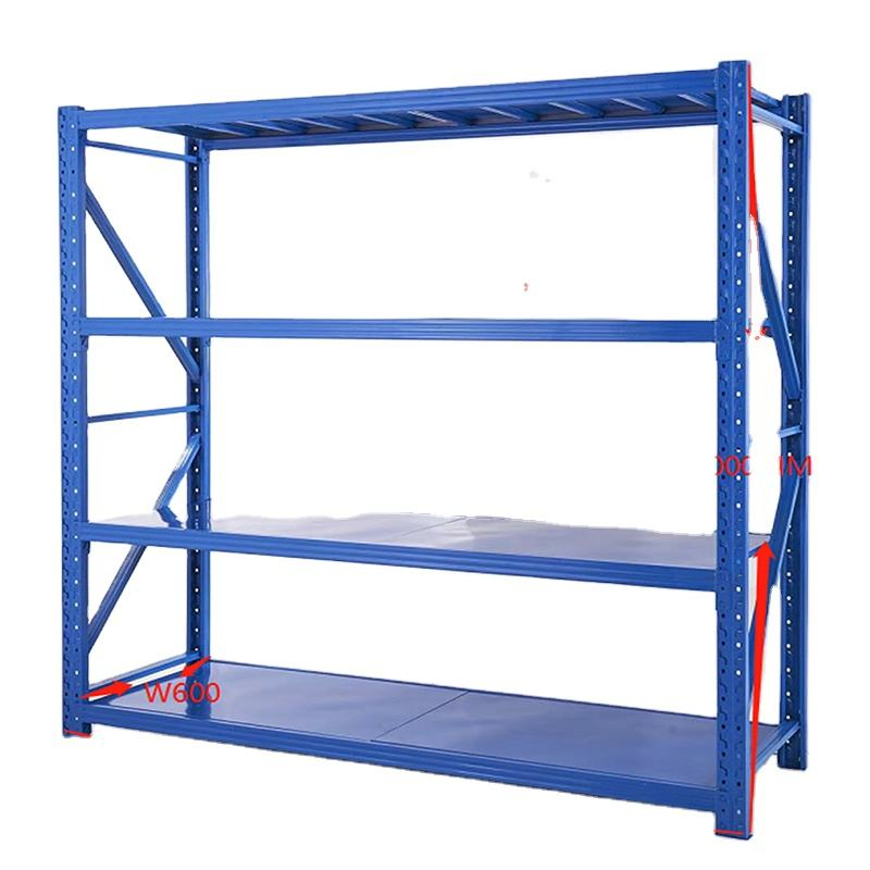 Medium Duty Warehouse Large Capacity Widespan Racking System Metal Rack Longspan Display Steel Shelving