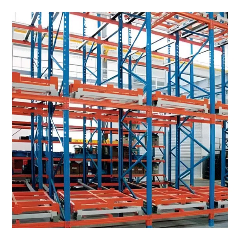 Forklift Multi Storage Warehouse Metal Steel Pallet Rack with Trolley Cart