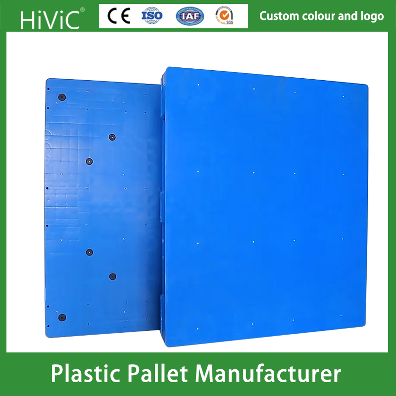 Double Deck Collapsible Dimensions Bunnings Blue Black Used Storage Steel Warehouse Rack Customized Rack Tray Size and Weight Black Virgin HDPE Plastic Pallet