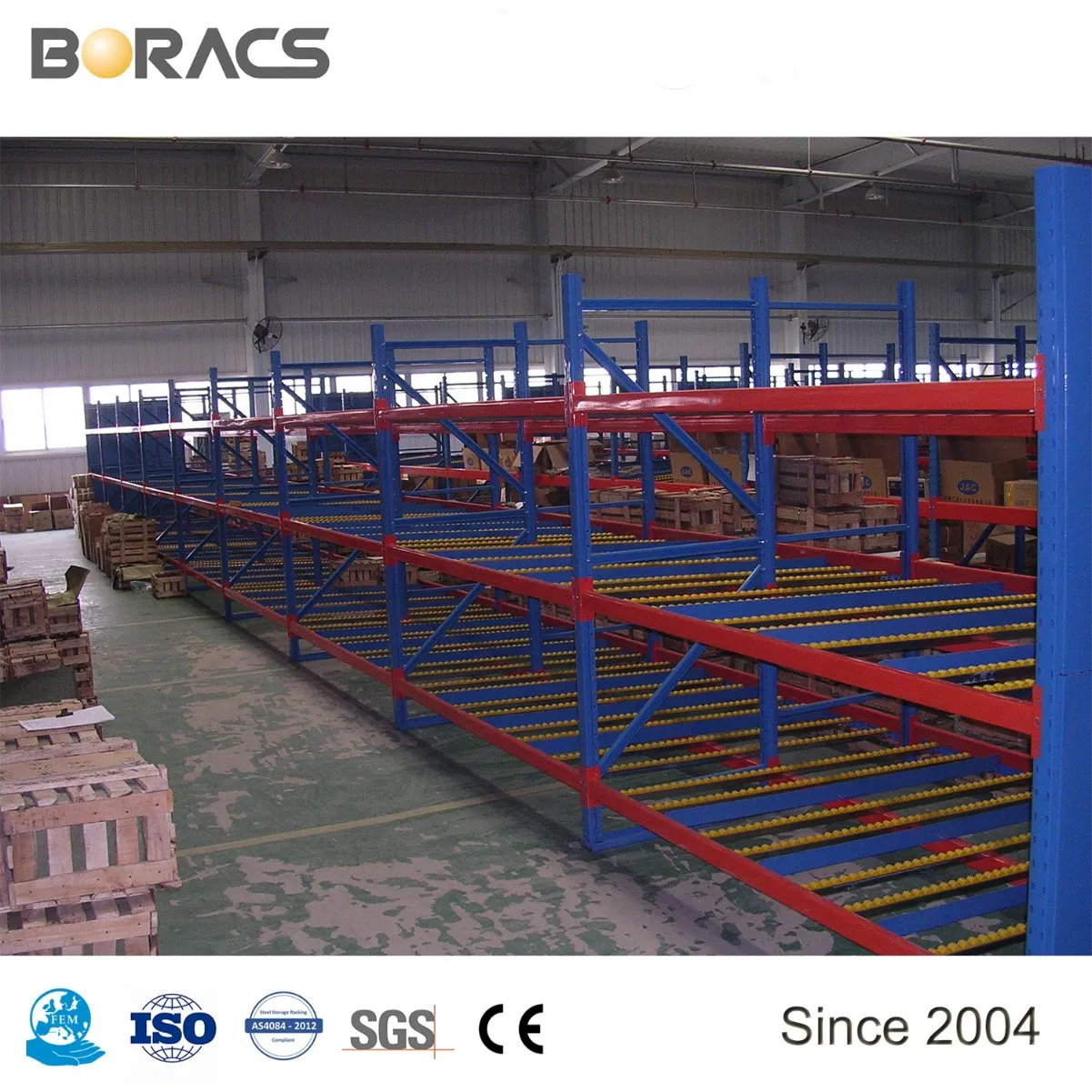 Dynamic Storage Systems Flow Through Racking Carton Flow Through Rack for Small Box Auto Parts