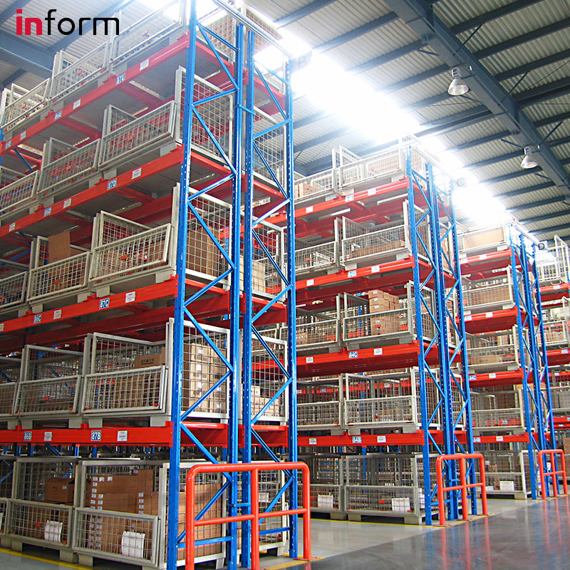 Leading Factory Warehouse Storage Teardrop Pallet Metal Rack for Industrial Use