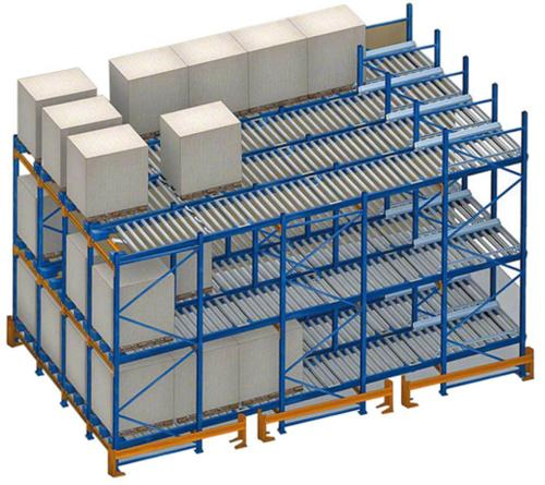 Gravity Flow Pallet Rack Designed for Optimal Warehouse Efficiency