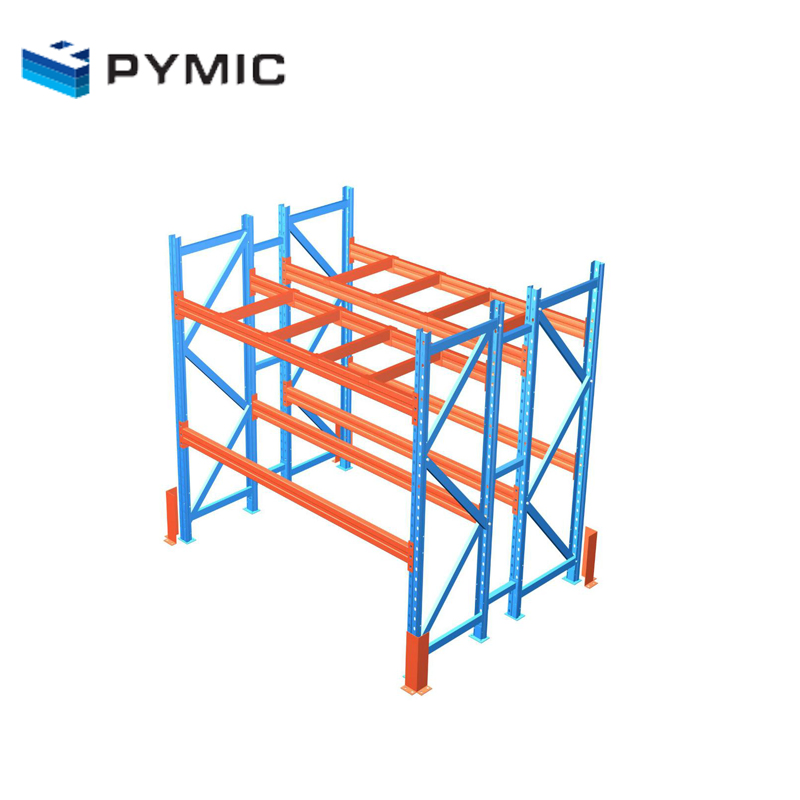 Heavy-Duty Galvanized Wire Mesh Teardrop Pallet Rack System