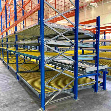 Warehouse Rack Common Use System Mobile Gravity Carton Flow Shelving Racking Factory