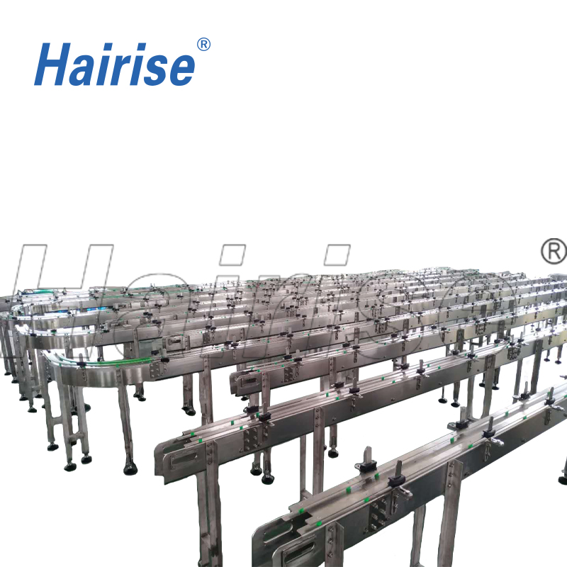 Hairise Modular Belt and Slat Top Chain Conveyor System