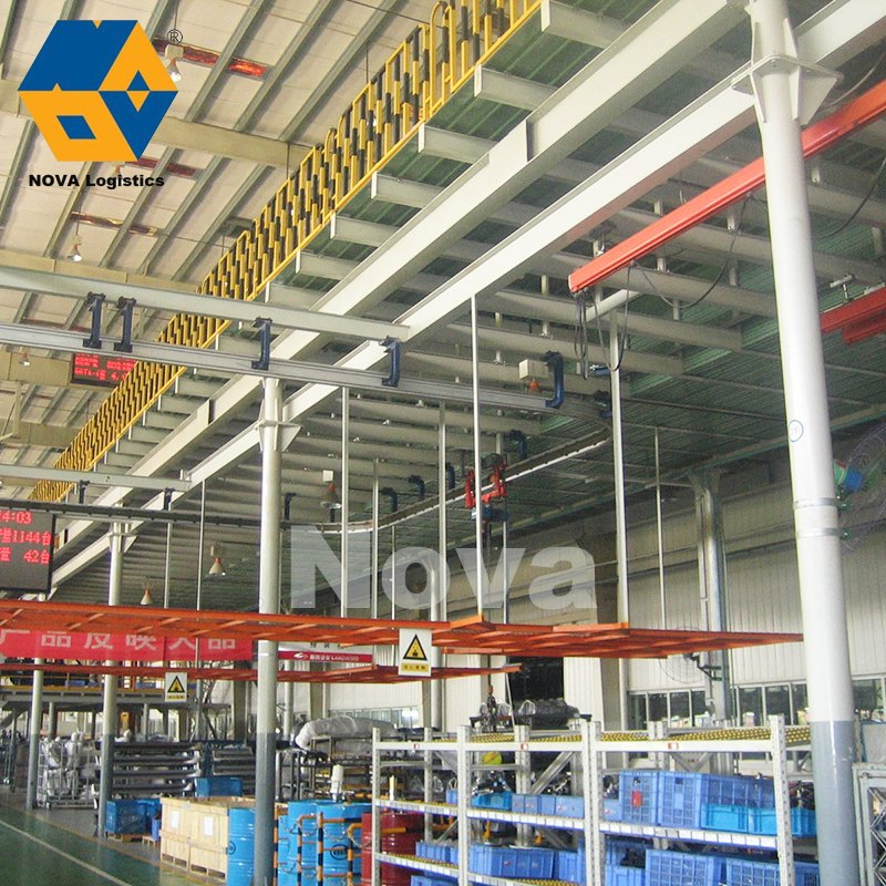 Industrial Heavy Duty Storage Steel Structure Platform Metal Mezzanine Floor Rack with Supported Beam