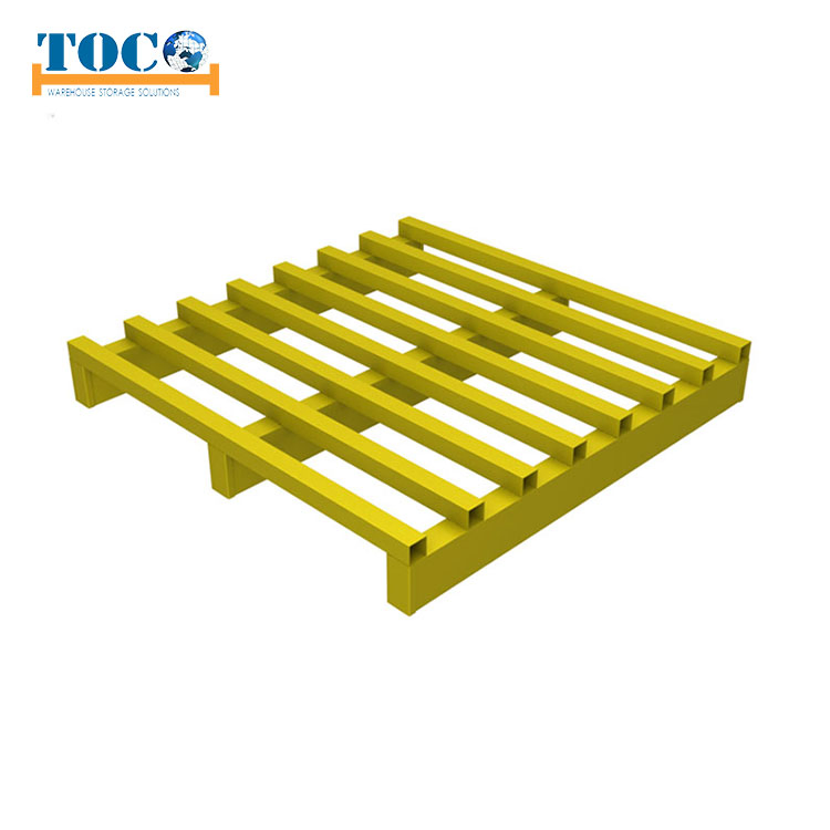 Customized Galvanized Rackable Heavy Duty Euro Steel Metal Logistic Pallet