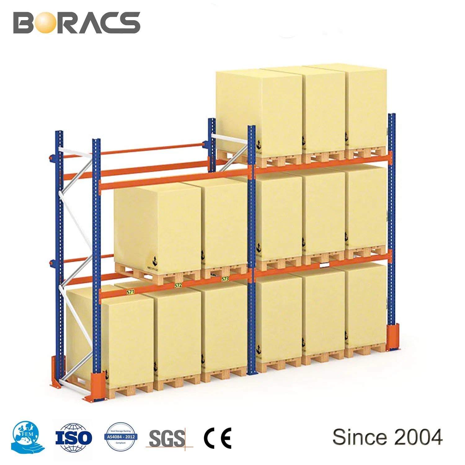 OEM and ODM Adjustable Heavy Duty High Quality Warehouse Industrial Storage Metal Pallet Rack with Competitive Price
