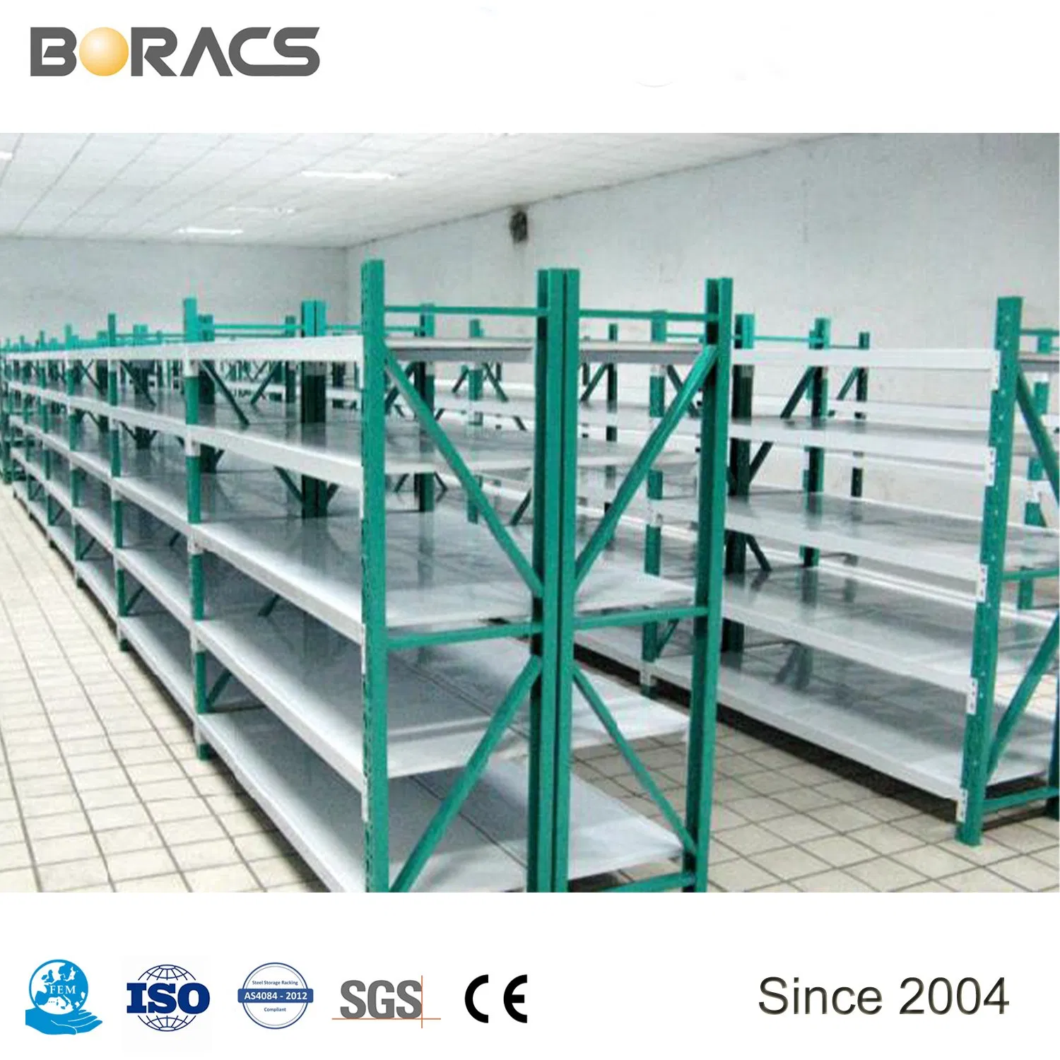Medium Duty Popular Sale OEM Industrial Warehouse Longspan Storage Shelving/Storage Racking/Steel Shelving