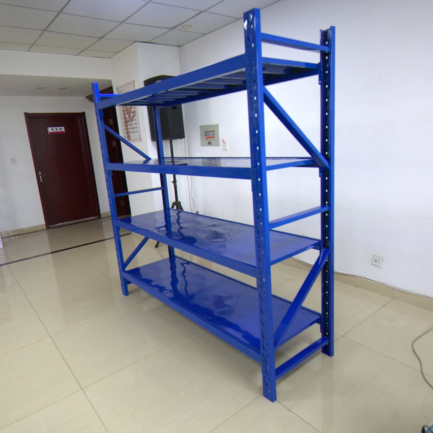 High Quality 500 Kgs Adjustable Cold-Rolled Steel Durable Long Span Factory Sale Shelf Rack
