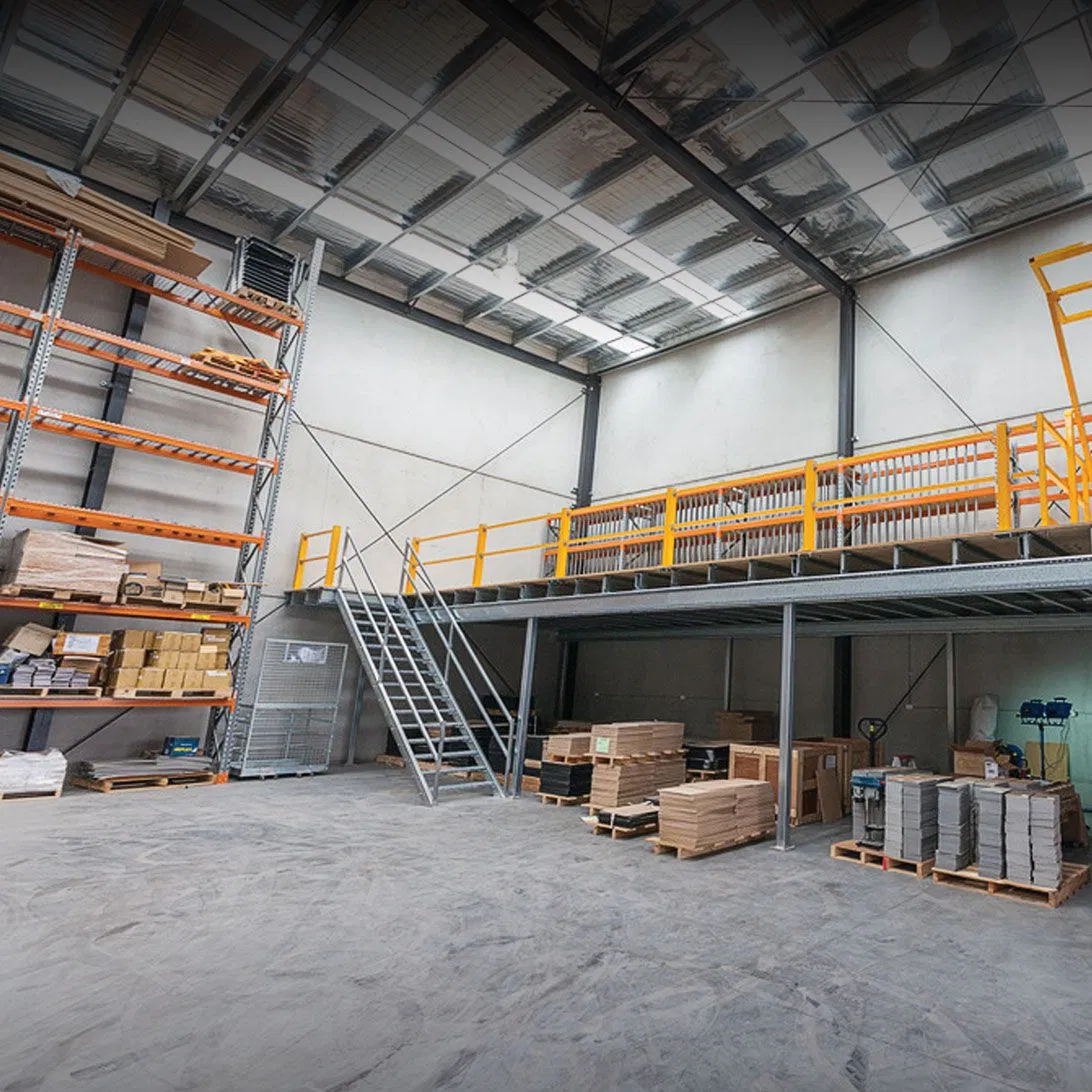 Heavy-Duty Warehouse Storage Steel Metal Structure Platform Rack Floor Mezzanine