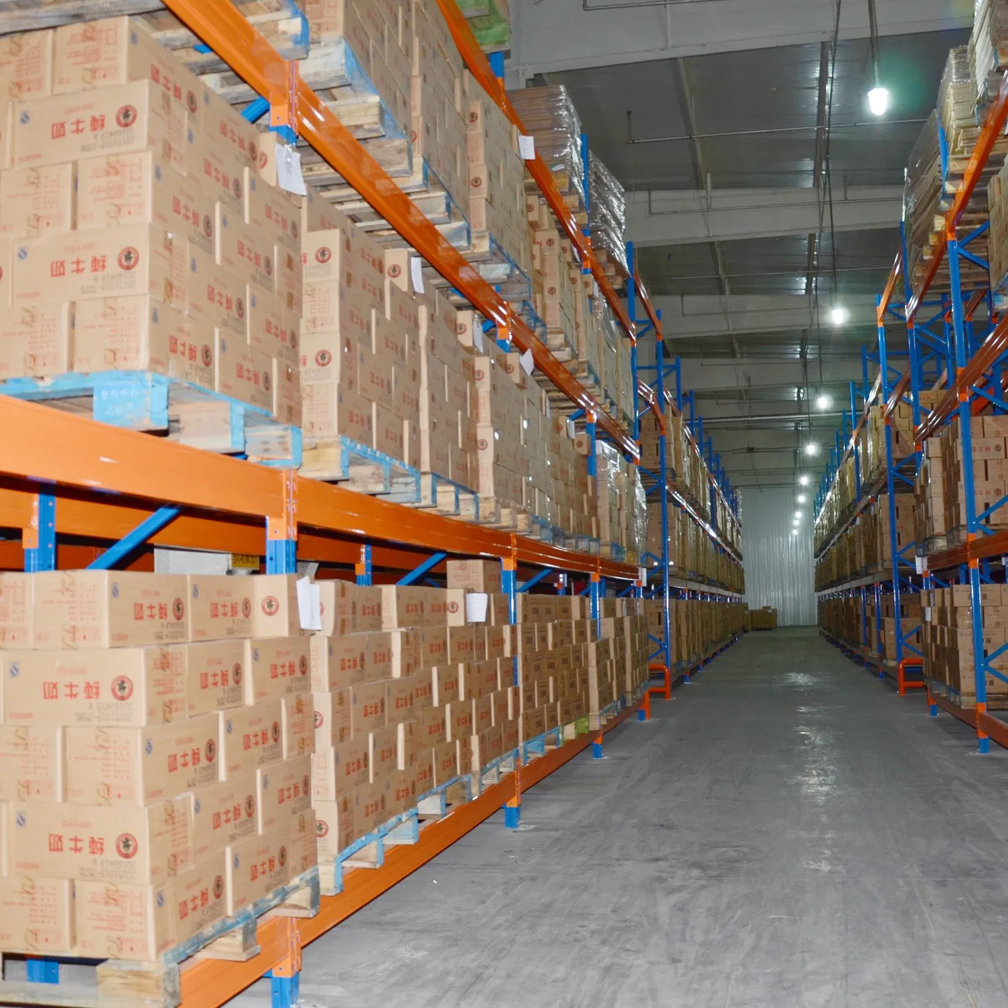 Heavy-Duty Adjustable Double Deep Pallet Racking System for Warehouses