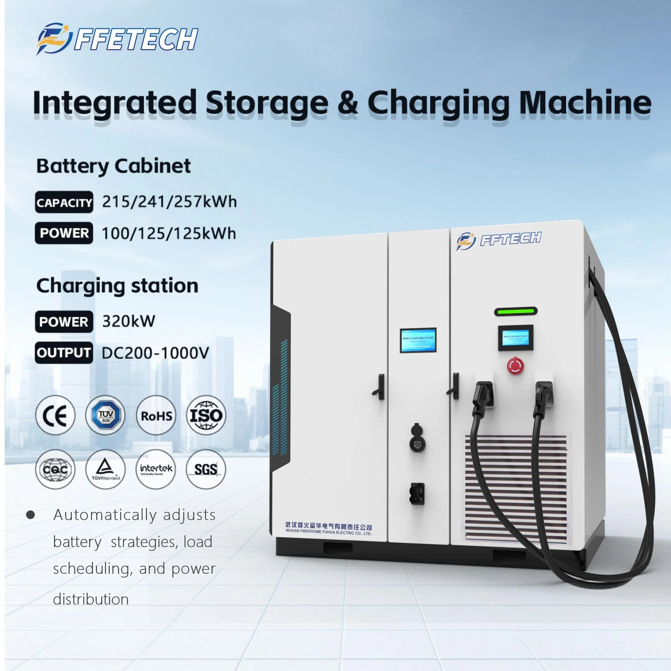 Integrated Charging Station for Secure Energy Storage Solutions
