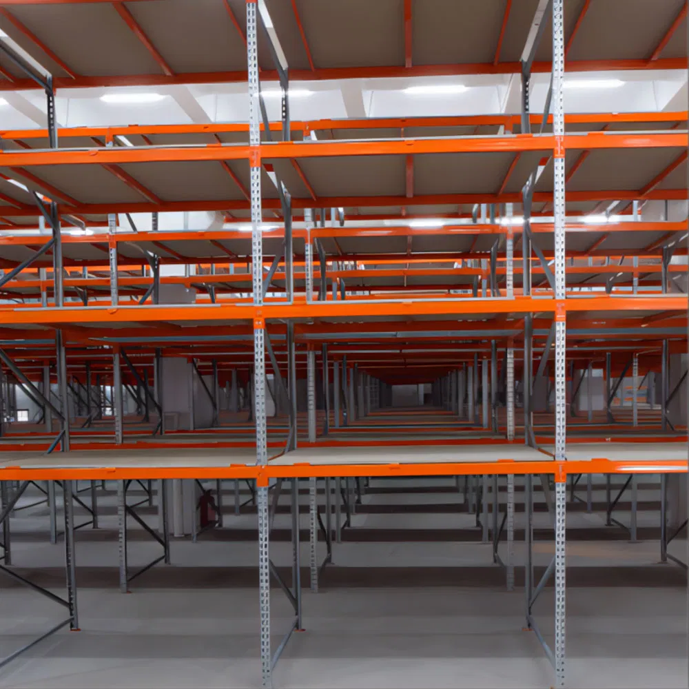 Factory Price Second or Multi-Tier Warehouse Heavy Duty Industrial Metal Structural Floor Pallet Steel Platform Attic Storage Mezzanine Rack for Office