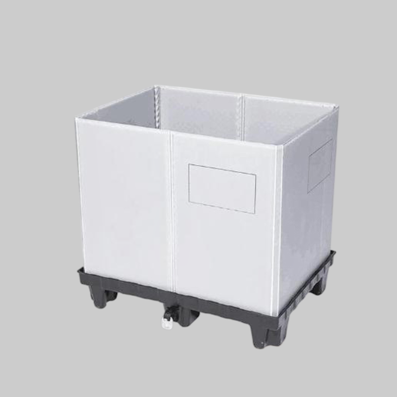Straps Are Used to Secure Plastic Crates Plastic Container Storage Bin on Pallets for Products That Need to Prevent Jolts During Transportation