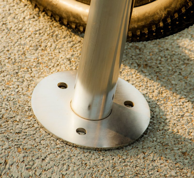 Outdoor Stainless Steel U Bike Hoop Bicycle Parking Stand Rack