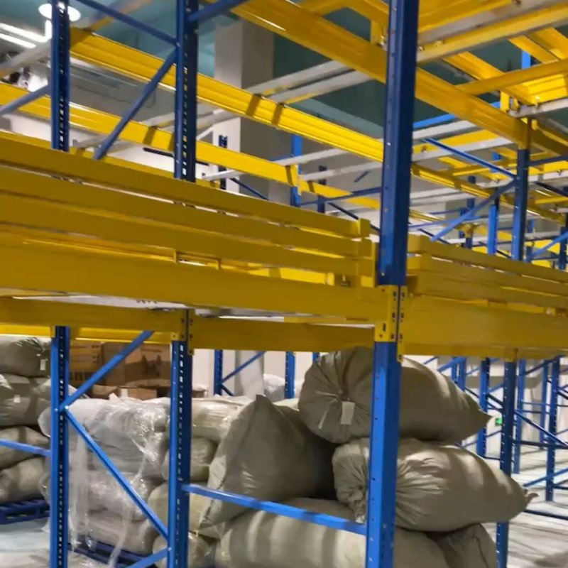 Versatile Push Back Rack System for Efficient Warehouse Storage